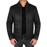 Black Leather Jacket For Mens